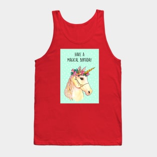 Magical Unicorn Birthday Tank Top